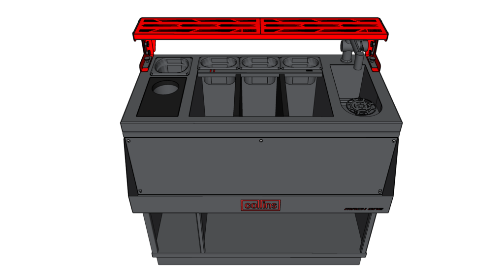 Spiller peanutrail driprail cocktailstation