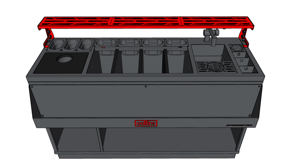 bar module drip tray cocktail