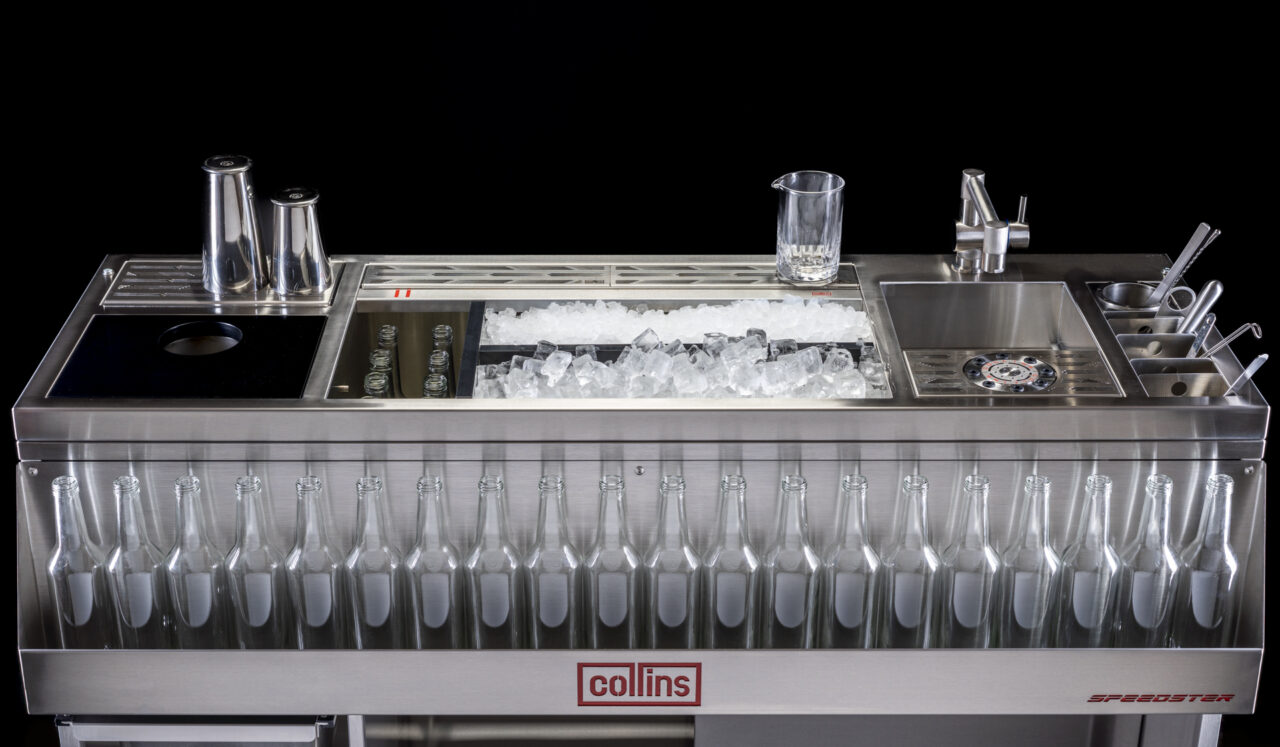 collins cocktailstation the speedster voor en bovenzijde