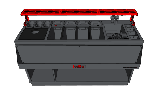 bar module drip tray cocktail