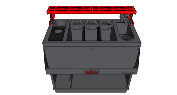 Spiller peanutrail driprail cocktailstation