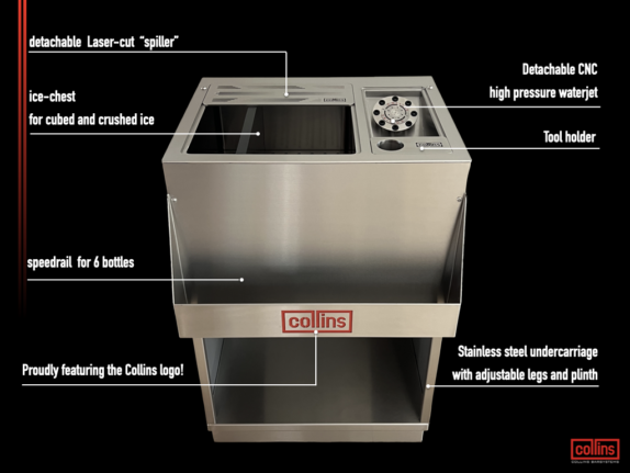 Collins Cube 600
Cocktail station